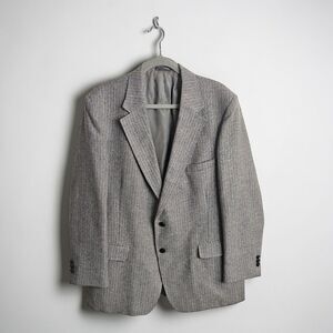 Elegant Gray Men's Blazer